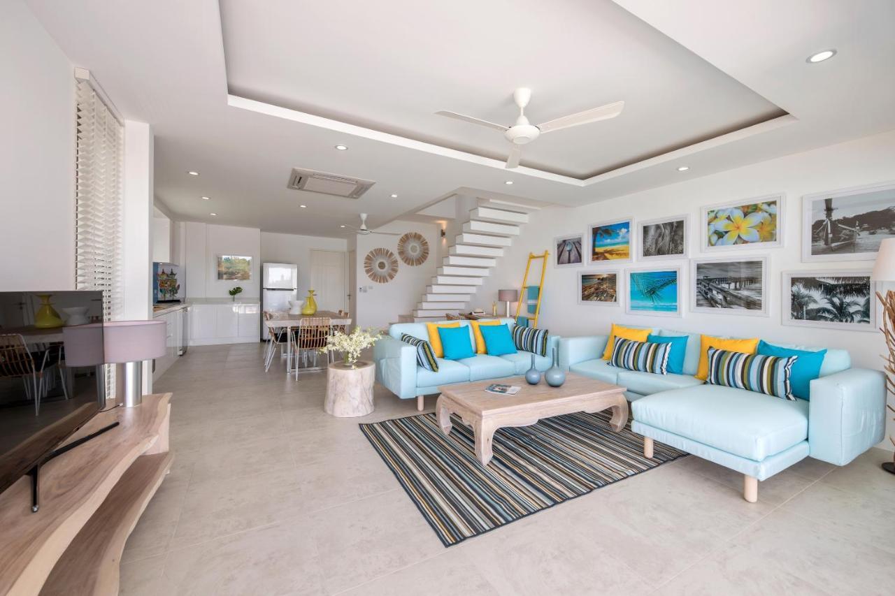 Choeng Mon Beachside Villa - B18 - At Bayside Luxury Villas Samrong Bay Beach, 4 Bed 5 Bath, Sea & Sunset Views, Only 200M Walk To The Beach מראה חיצוני תמונה