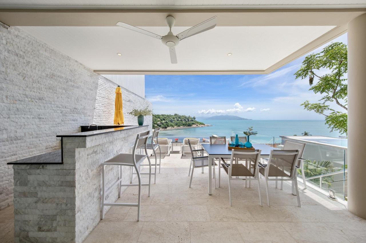 Choeng Mon Beachside Villa - B18 - At Bayside Luxury Villas Samrong Bay Beach, 4 Bed 5 Bath, Sea & Sunset Views, Only 200M Walk To The Beach מראה חיצוני תמונה